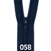 Rits 40 cm | YKK spiraal 3 | 058 marine blauw Rits RITS - YKK - 3 - 40CM - 058 - MARINE BLAUW